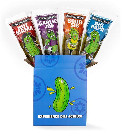 Amazon.com : Van Holten's Pickles - Sour Sis Pickle-In-A-Pouch - 12 ...