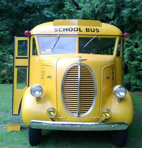 1940 Gillig school bus on a Ford chassis - Monson-Sultana School ...