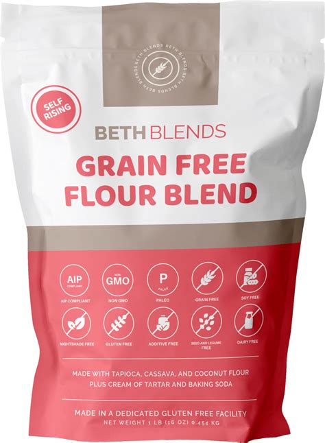 Amazon.com : Beth Blends Grain Free Flour Blend - Paleo, Vegan, Gluten ...
