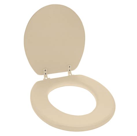 Buy Ginsey Home Solutions Champagne Round Soft Cushioned Toilet Seat ...