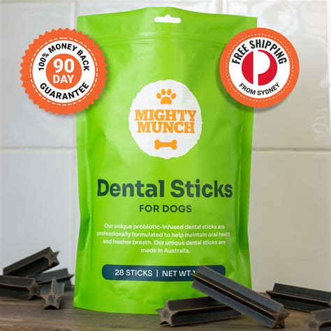 Dental Sticks for Dogs | Dog Dental Chews – Mighty Munch AU
