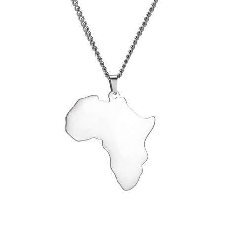 Skyrim Africa Map Stainless Steel Necklace – BLING QUEEN