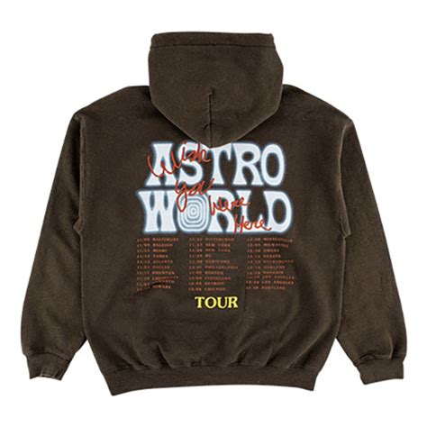 Travis Scott Cactus Jack Astro World Series Logo Printing Unisex Brown ...