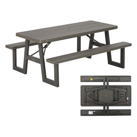 Lifetime 6-Foot W-Frame Folding Picnic Table, 60233 – Sansujyuku