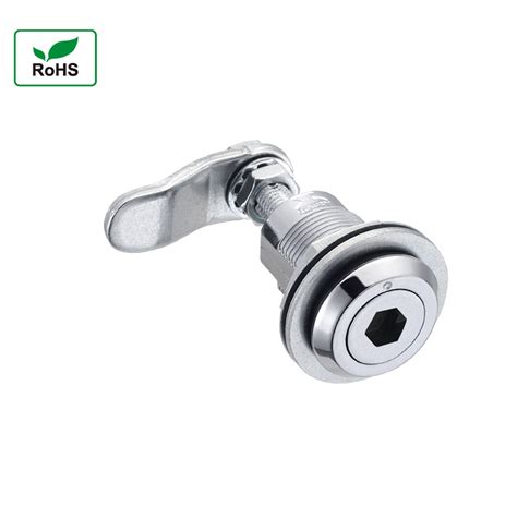 AS-BZ-03249-17W Compression Latch Bright Chrome 8mm HEX Key#17 Cam