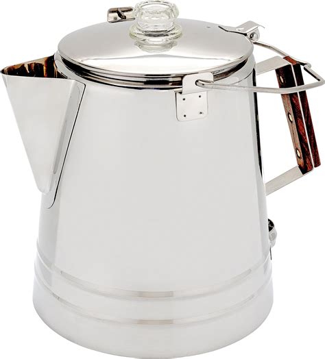 Amazon.com: COLETTI Scoutmaster Camp Coffee Pot — Cowboy Coffee Pot ...
