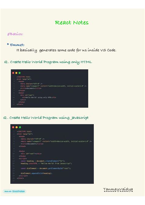 React Notes: Understanding Emmet, Bundlers, and JSX in Web Dev - Studocu