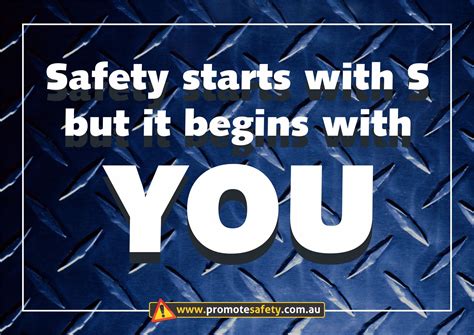 Workplace Safety and Health Slogan - Safety Starts with S but begins ...