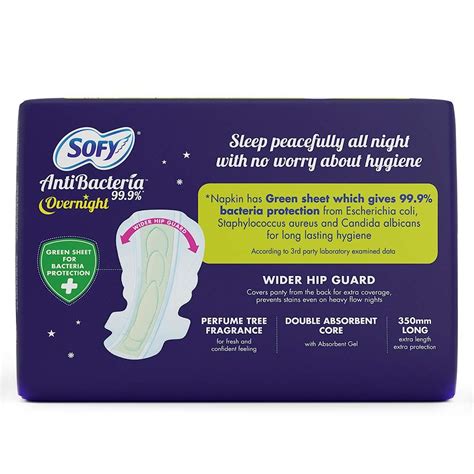 Sofy Anti Bacteria Overnight Sanitary Pads XXL, 20 Count Price, Uses ...