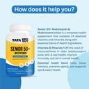 TATA 1mg Senior 50+ Multivitamin & Multimineral Veg Tablet Price in ...