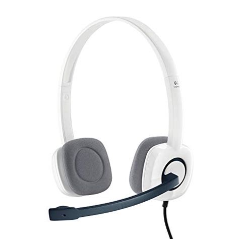 Amazon.in: Buy Logitech H150 Wired On Ear Headphones With Mic (White ...