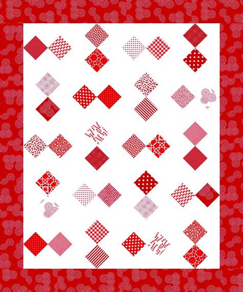 Quilt Inspiration: Free pattern day! Red and white quilts (part two)
