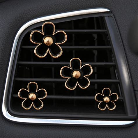 Amazon.com: Daisy Air Vent Clips, 4 Pcs Cute Flower Car Air ...