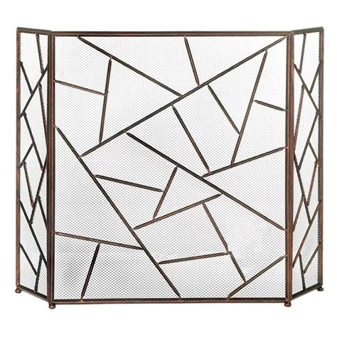 Buy Fireplace Guard Solid Wrought Iron Frame See Through,Fireplace ...