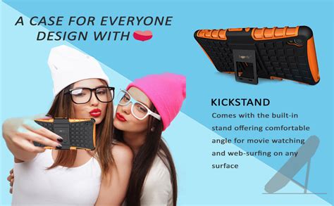Heartly Flip Kick Stand Spider Hard Dual Rugged Armor Hybrid Bumper ...