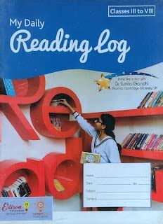 Amazon.in: Buy My Daily Reading Log Class 3 to 8 by Edison Education ...