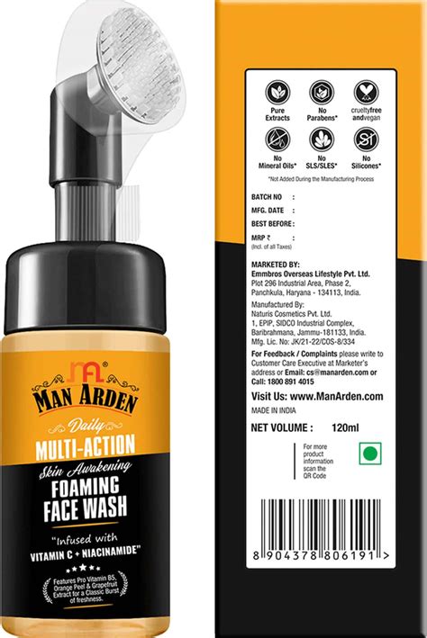 Buy MAN ARDEN DAILY MULTI-ACTION SKIN-AWAKEING FOAMING FACE WASH ...