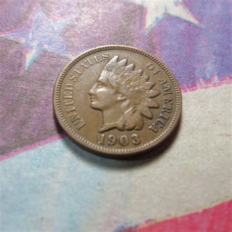 1903 INDIAN HEAD CENT (FULL LIBERTY) COMB SHIP ~ LOT D721 - For Sale ...