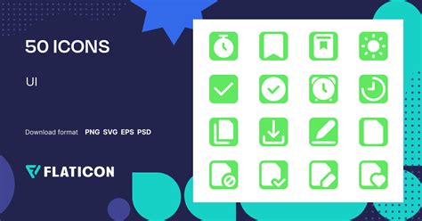 UI Icon Pack | Mixed | 50 .SVG Icons