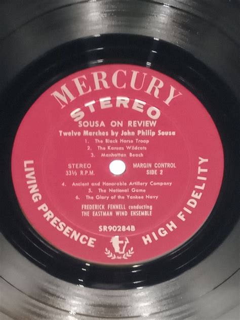 John Philip Sousa, Eastman Wind Ensemble - Sousa Sur Review Mercury | eBay