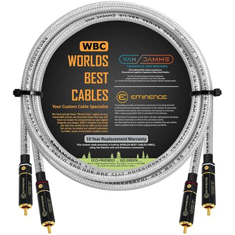 WORLDS BEST CABLES 5 Foot – Audiophile High-Definition Audio ...
