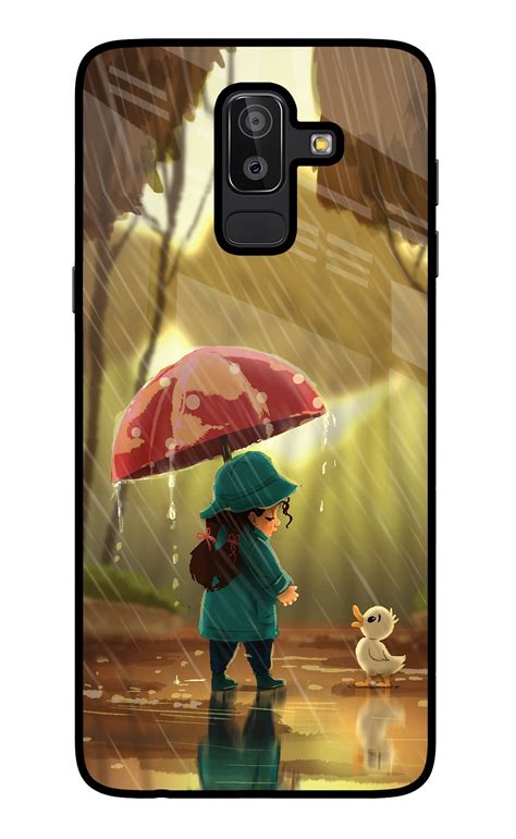 Buy Now Rainy Day Glass Case for Samsung J8 Online | Casekaro