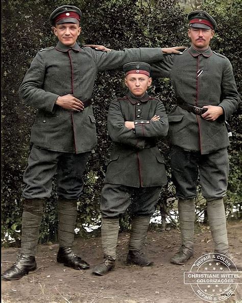 WW1 Photos & Info. on Instagram: "Tall German soldiers posing for a photograph with their ...