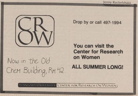 Early 1980s | Feminist, Gender, and Sexuality Studies @ Stanford ...
