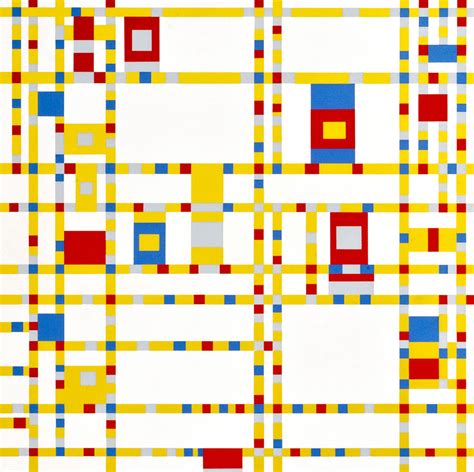 mondrian broadway boogie woogie | Mondrian art, Famous abstract artists ...