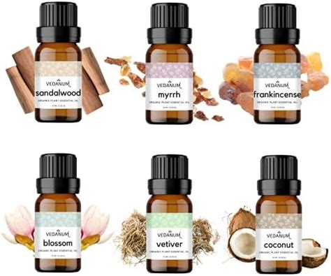 VEDANUM Premium Essential Oil for Aromatherapy, Oil Diffuser, Aroma ...