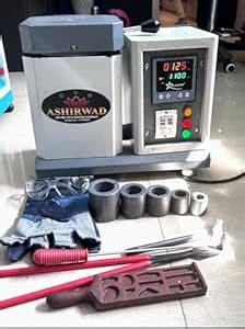 ASHIRWAD Gold & Silver Melting Furnace 1KG Machine, Crucible 5 ...