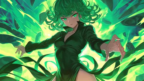 Tatsumaki One-Punch Man Psychic Power Desktop Wallpaper 4K