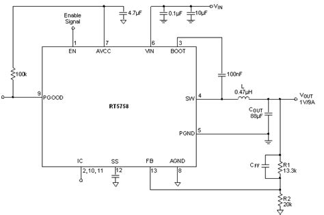 RT5758 - 9A, 6.5V, 1MHz同步Buck轉換器 | Richtek Technology
