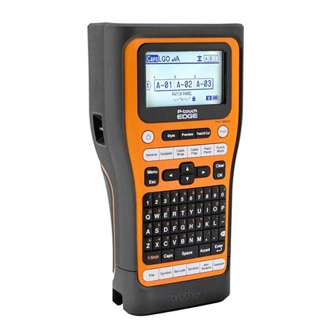 Brother PT-E560BT-VP Professional Label Printer for Electricians ...