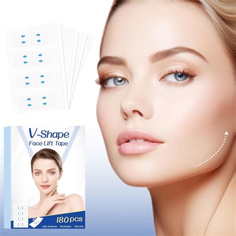 Amazon.com : Face Tape,Face Lift Tape,Face Tape Lifting Invisible,Instant Face Lifting Sticker ...