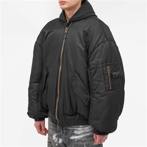Balenciaga Nylon Bomber Jacket Black | END. (GB)