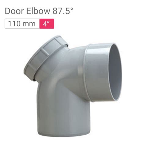 Star SWR Drainage Door Elbow 87.5° 110mm 4inch ISI P | mykit | Buy ...