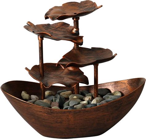 Baoblaze Retro Style 4-Tier Desktop Water Fountain with WLED India | Ubuy