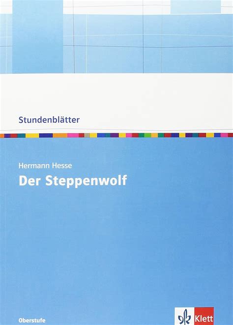 Amazon.in: Buy Stundenblätter Hermann Hesse "Der Steppenwolf ...