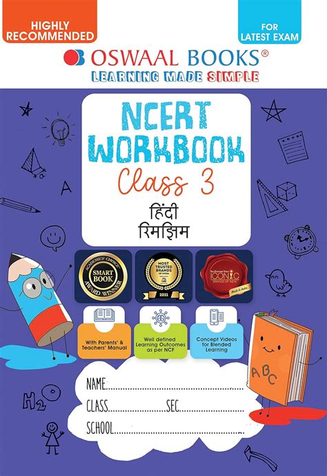 Oswaal NCERT Workbook Hindi (Rimjhim) Class 3 (For Latest Exam ...