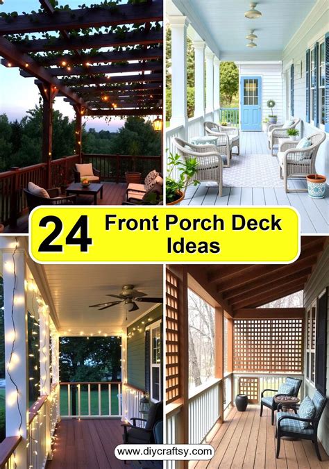 24 Front Porch Deck Design Ideas for Outdoor Spaces