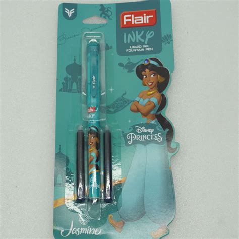 Flair Inky Disney Princess Green Color Body and Cap Fine Nib Cartridge ...