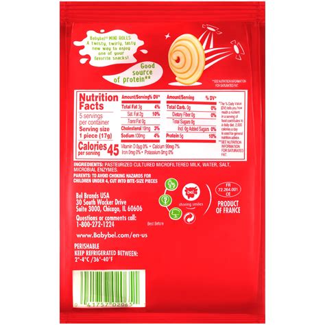 Babybel Gouda Cheese Nutrition Facts at Shanita Parker blog