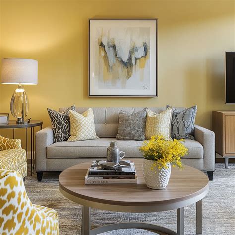 Yellow Living Room Aesthetic