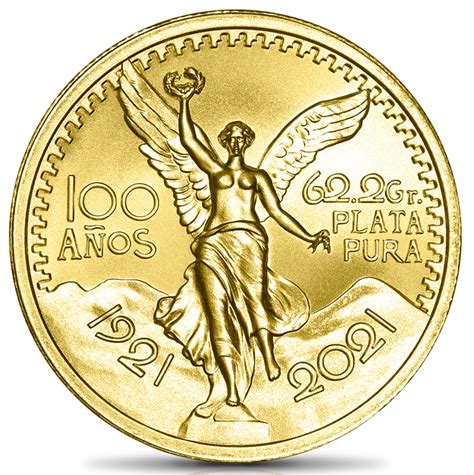 2 Onzas - 100 Años Del Centenario De Oro - Mexico – Numista