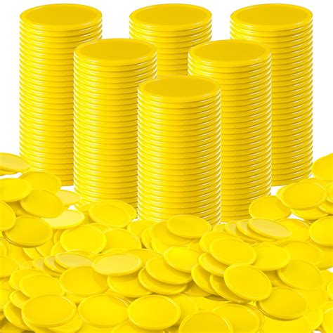 Amazon.com: Coopay 1000 Pieces 1 Inch Bingo Chips Bulk, Bingo Markers ...