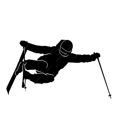 Freestyle Ski Silhouette