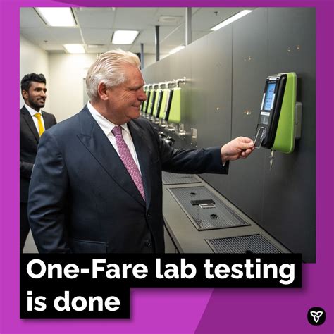 Ontario's One-Fare program has completed lab testing. More affordable transit between TTC, GO ...