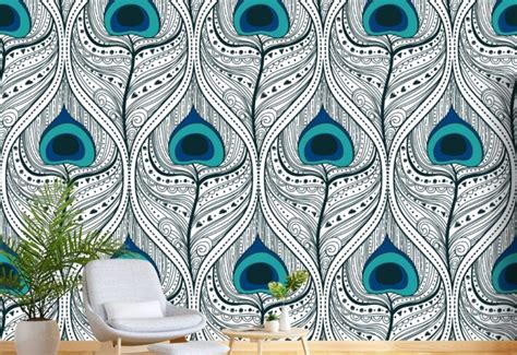 Buy Mor Pankh Wallpaper for Wall – 3 Year Color Warranty