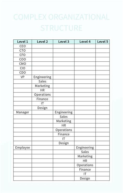 File Structure Template Excel 的图像结果